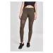 Ladies Tech Mesh Leggings - dark olive