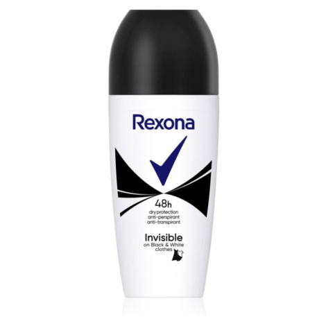 Rexona Invisible on Black + White Clothes kuličkový antiperspirant 48h 50 ml
