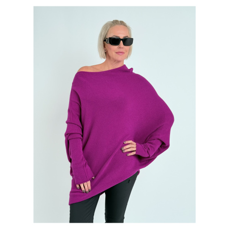 Růžové dámské svetry klasické