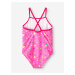 Růžové holčičí vzorované plavky name it Ziza