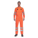 Cerva Gandia Pánské HI-VIS pracovní kalhoty s laclem 03530005 oranžová