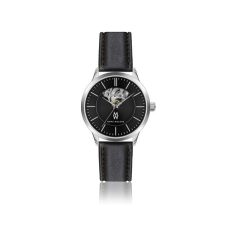Marc Malone pánské hodinky Charlie Automatic Black Leather CBI-2100