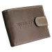 Pánská kožená peněženka Wild Aigle in, tmavě hnědá