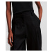 Kalhoty karl lagerfeld wide leg day pants black