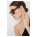 Sluneční brýle Alexander McQueen dámské, hnědá barva