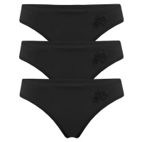 Adina bambusové bikini kalhotky 1523 - 3 bal černá