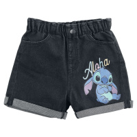 Lilo & Stitch Kids - Stitch detské kratasy cerná džínovina