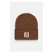 Čepice Carhartt WIP Short Watch Hat hnědá barva, I017326.2YXX