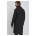 Kabát Sisley pánský, černá barva, přechodný