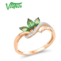 Zlatý prsten s propletením a 3D květinou