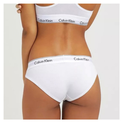 Calvin Klein - Bavlněné kalhotky klasické (bílá) F3787E-100 - Calvin Klein