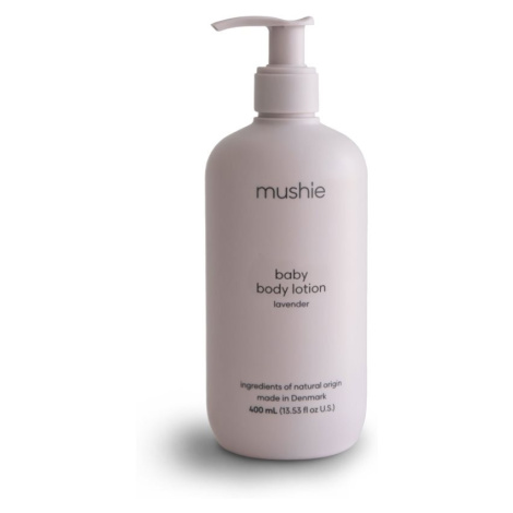 Mushie Organic Baby hydratační tělové mléko pro děti od narození Lavender 400 ml