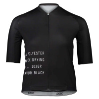 POC Cyklistický dres s krátkým rukávem - PRISTINE PRINT LADY - černá