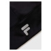 Čepice Fila Riverton černá barva, z tenké pleteniny