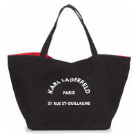 Karl Lagerfeld RUE ST GUILLAUE CANVAS TOTE Černá