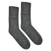 L-Merch Zimní ponožky NT1018 Dark Grey