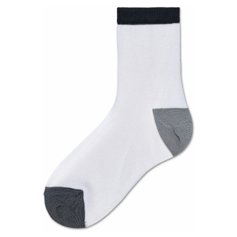 Dámské bílé ponožky Happy Socks Grace // kolekce Hysteria