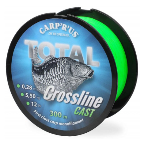 Carp ´R´ Us Carp´R´Us vlasec Total Crossline Cast Délka: 1000m, Nosnost: 13,6kg, Průměr: 0,40mm