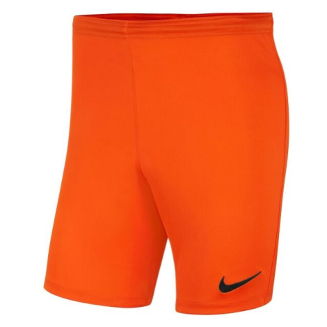 Nike DRI-FIT PARK III Pánské fotbalové kraťasy, oranžová, velikost