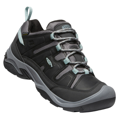 Keen Circadia Wp Dámské nízké trekové boty 10026024KEN black/cloud blue