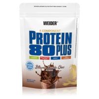 Weider Protein 80 Plus syrovátkový protein s aminokyselinami příchuť Double Choco 500 g