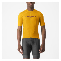 CASTELLI Cyklistický dres s krátkým rukávem - PROLOGO LITE - žlutá