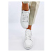 Dvoubarevná sportovní obuv - dámské tenisky na klínku 7 cm
