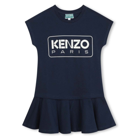 Dětské bavlněné šaty Kenzo Kids mini
