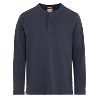 Tričko camel active henley 1/1 arm blue