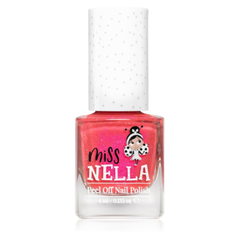 Miss Nella Peel Off Nail Polish lak na nehty pro děti MN10 Tickle Me Pink 4 ml