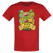 Teenage Mutant Ninja Turtles Kids - Pizza Party detské tricko červená