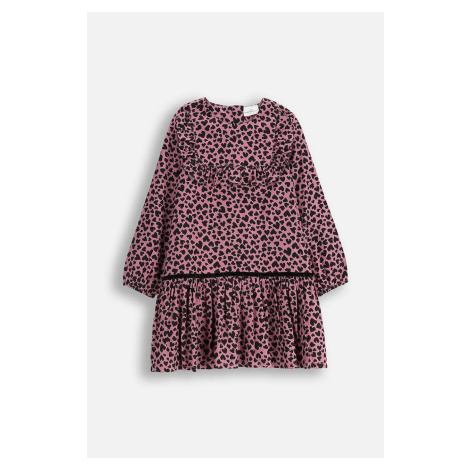 Dívčí šaty Coccodrillo fialová barva, mini, CRAFT PUNK GIRL KIDS