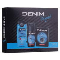 Denim Original - voda po holení 100 ml + deodorant ve spreji 150 ml + sprchový gel 250 ml