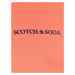 SCOTCH & SODA Tričko korálová / černá