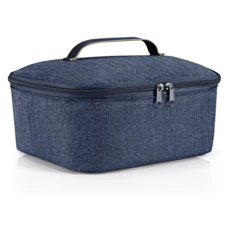 Chladící taška na jídlo Reisenthel Coolerbag M pocket Herringbone dark blue