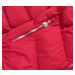 Krátká červená dámská zimní bunda (5M725-270)