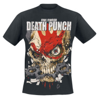 Five Finger Death Punch Knucklehead Kopia Exploded Tričko černá