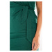 Dámské šaty A554 Tmavě zelená - Awama