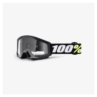 Dětské sjezdové brýle 100% STRATA MINI Goggle - Black - Clear Lens