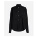 Košile karl lagerfeld karl snap poplin shirt black