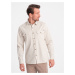 Pánská bavlněná košile REGULAR FIT s kapsami na knoflík - V1 - ESPIR