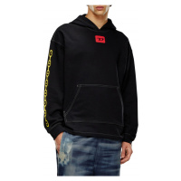 Mikina diesel s-baxt-hood-n1 sweat-shirt černá