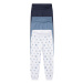 lupilu® Dětské kalhoty "Jogger" BIO, 3 kusy (bílá / námořnická modrá / modrá)