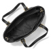 Michael Kors Kabelka Jet Set Travel Extra-Small Logo Top-Zip Tote Bag Black