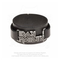 Iron Maiden kožený náramek, Logo