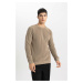 DEFACTO Standard Fit Crew Neck Sweater