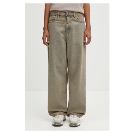 Džíny Carhartt WIP W' Brandon dámské, high waist, I035822.3FUGD