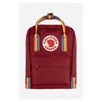 Batoh Fjallraven Kånken Rainbow Mini červená barva, malý, hladký, F23621.326.907