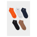 PONOŽKY GANT SHIELD SNEAKER SOCKS 5-PACK oranžová