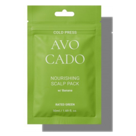 RATED GREEN - COLD PRESS AVOCADO NOURISHING SCALP PACK vlasová kúra 50 ml